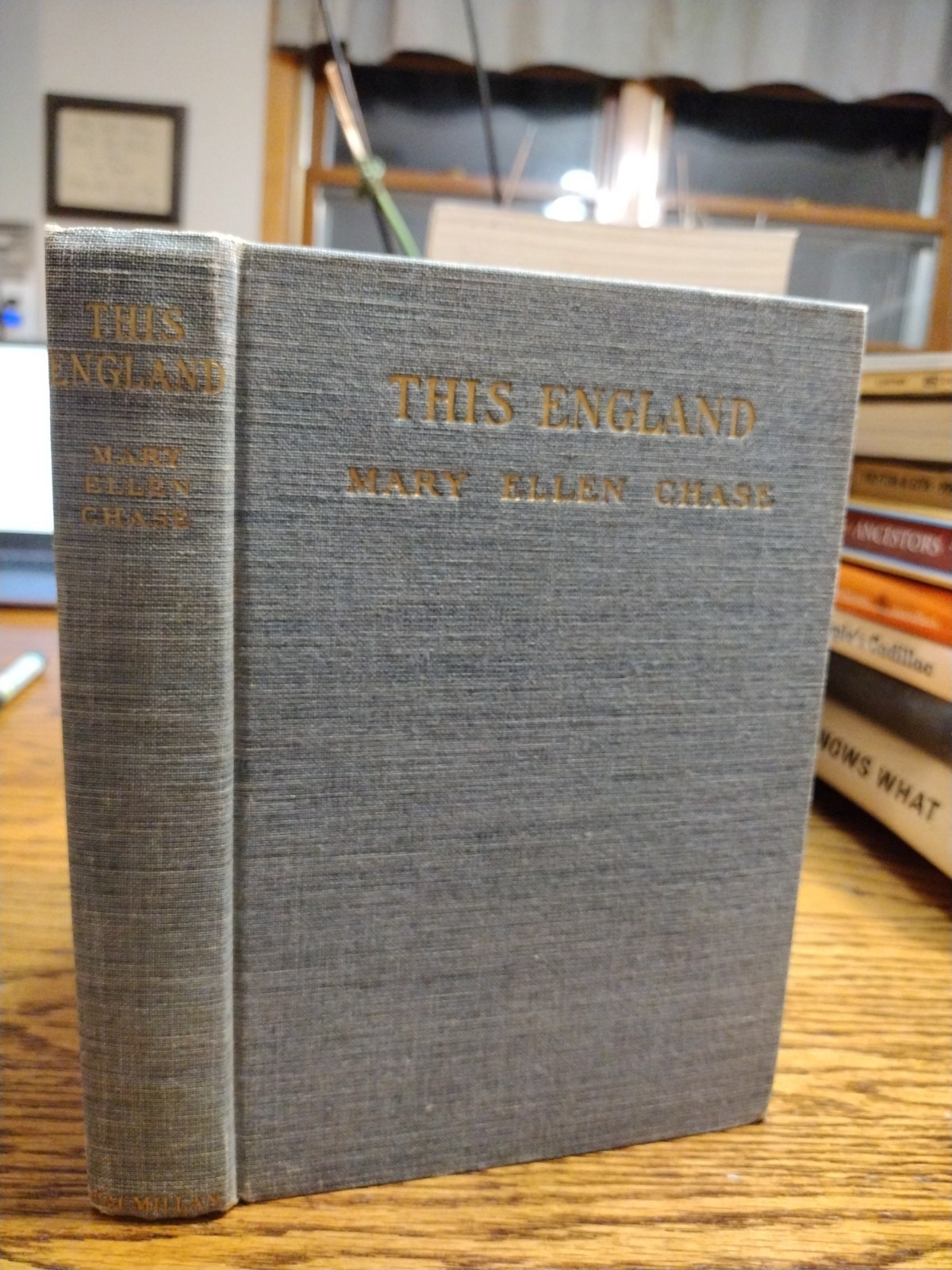 This England Mary Ellen Chase 1936 The Macmillan Company 198 pages