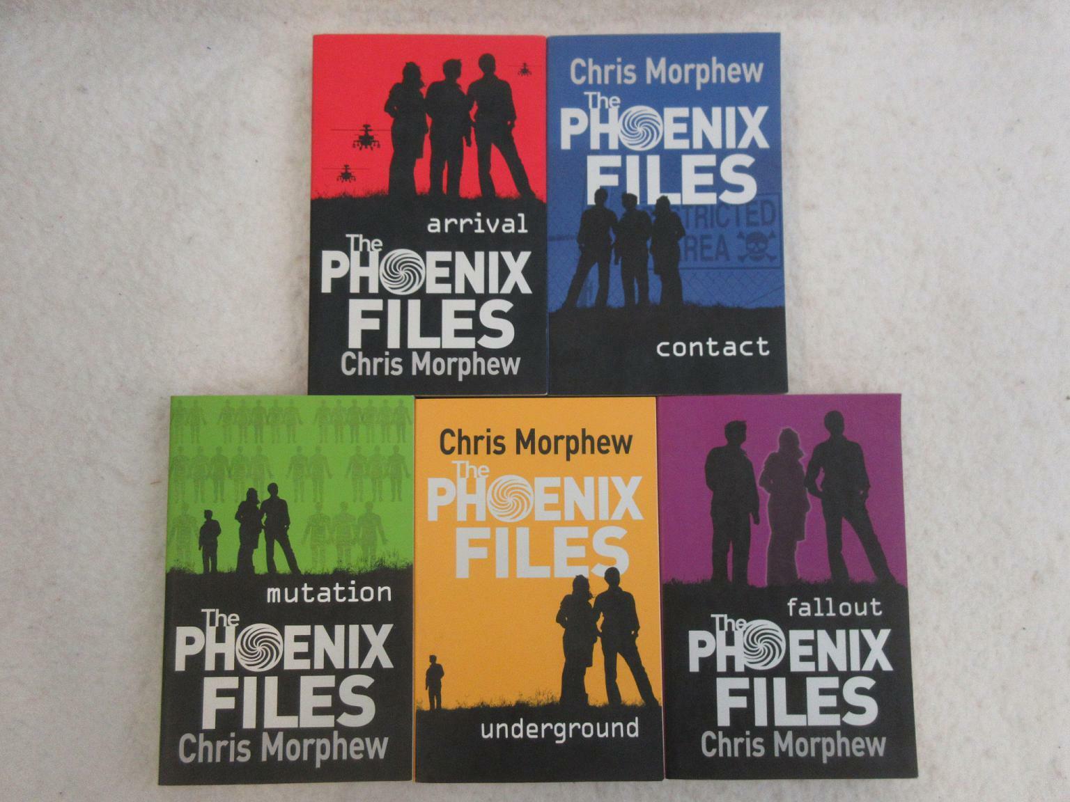 Chris Morphew THE PHOENIX FILES Volumes 1-5 2012 Kane Miller First Editions