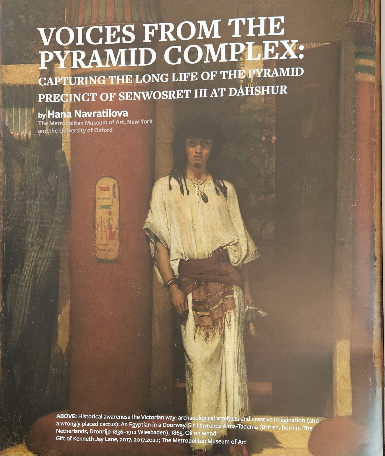 Scribe Magazine The Magazine of American Research Center in Egypt Spring 2025