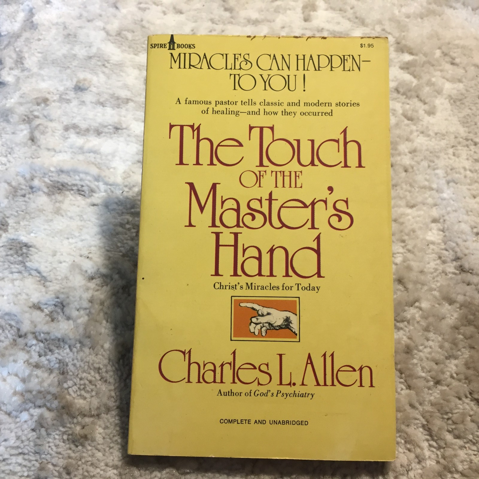 The Touch Of The Master’s Hand Charles L. Allen 1972 Spire Books Christian Book