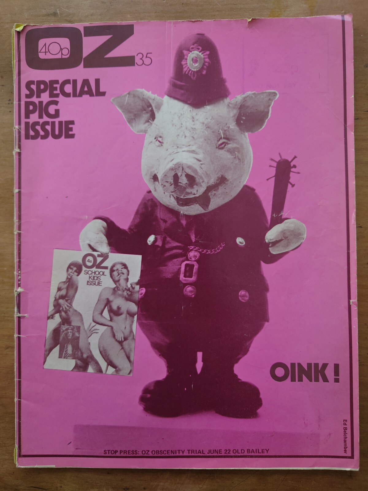 OZ MAGAZINE Issue 35 – The Special Pig Issue – Counterculture