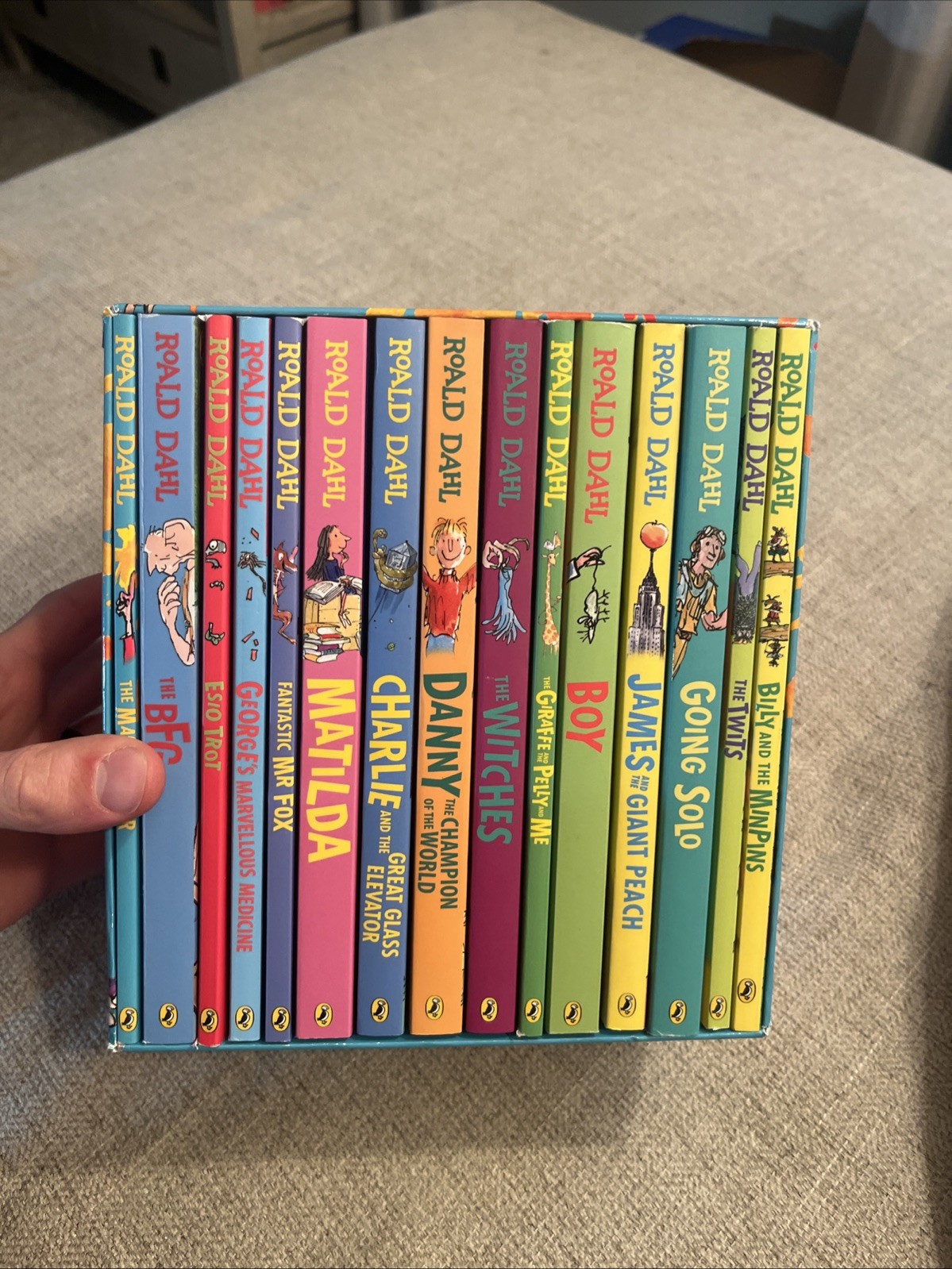 Roald Dahl Collection 15 Book Box Set 2022 Pre-Changes Excellent Conditio