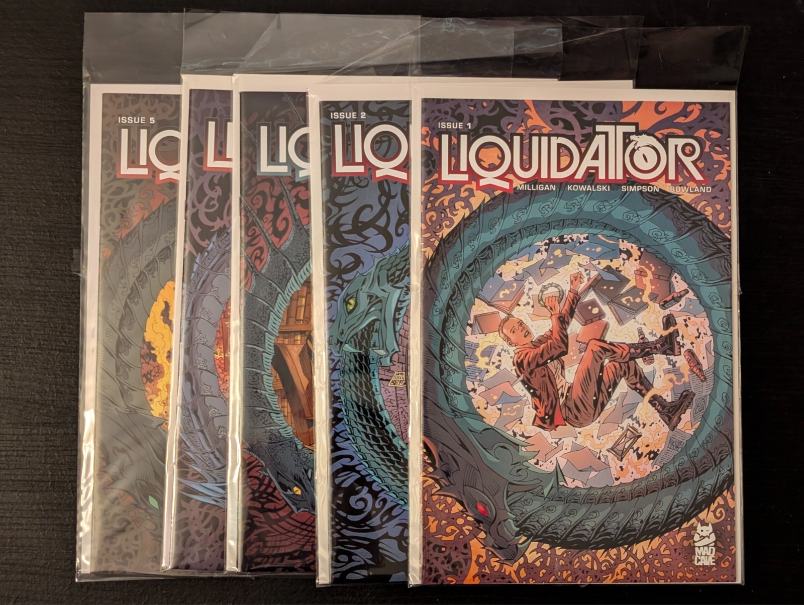 Liquidator #1-5 Complete Set Mad Cave Peter Milligan Kowalski NM