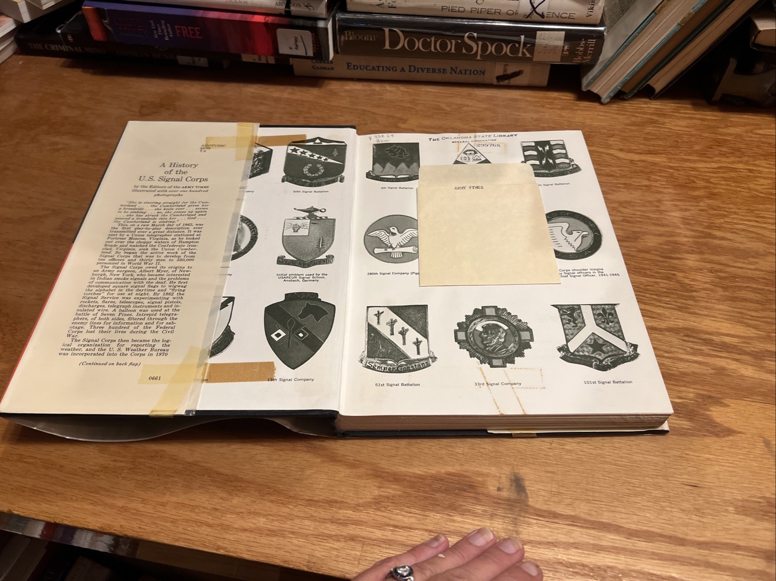 A History of the United States Signal Corps by Editors of Army Times 1961 HCDJ