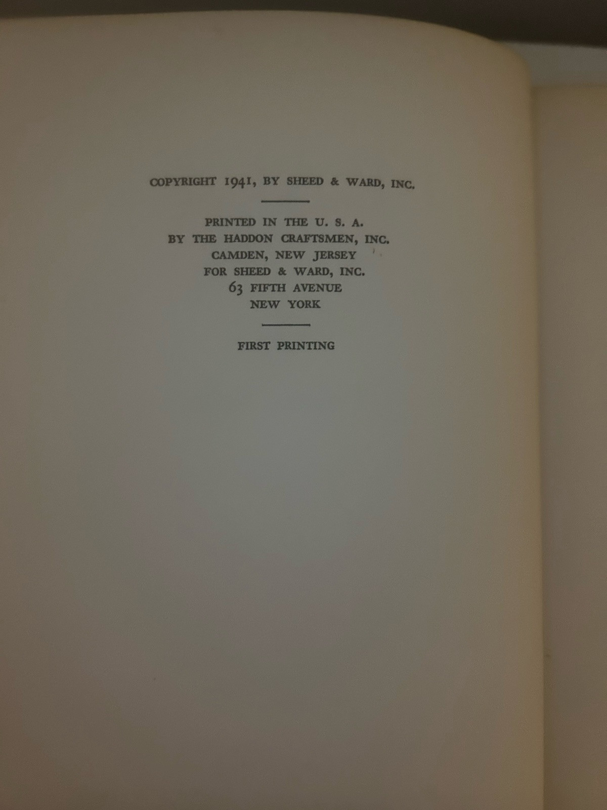 PLACES – Hilaire Belloc 1941 First Edition First Printing Rare w/ Dust Jacket
