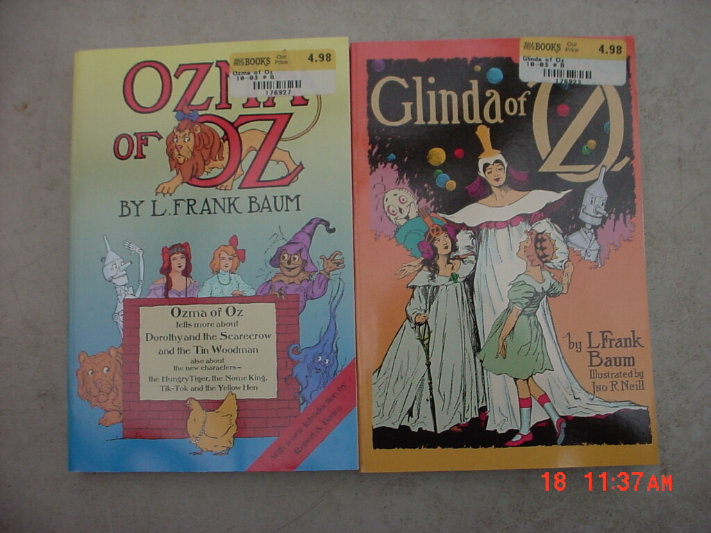 10 Volumes of OZ Paperbound by L. Frank Baum