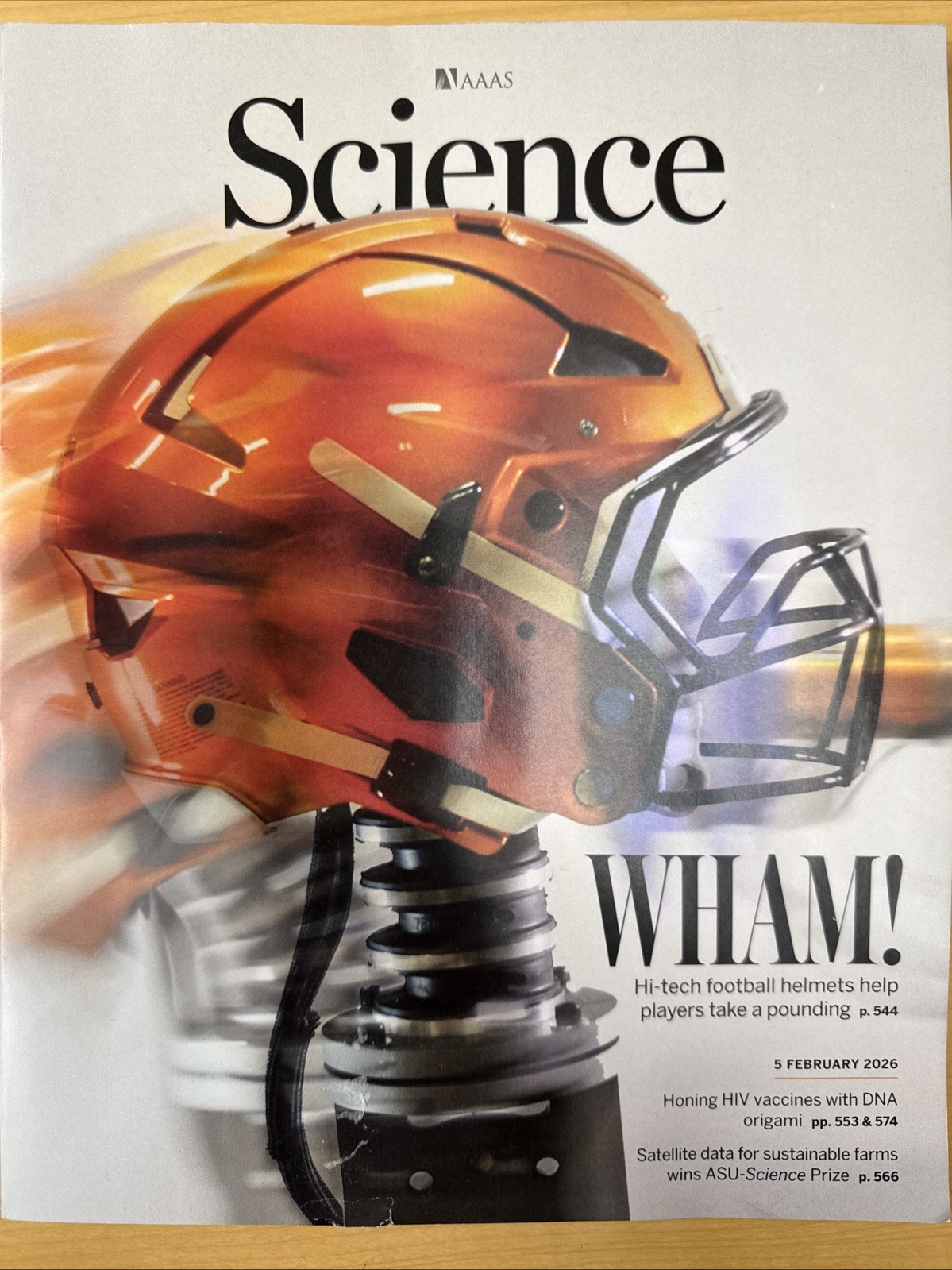 AAAS Science Magazine Vol 391 No 6785 Pages 529-632 5 February 2026 Football