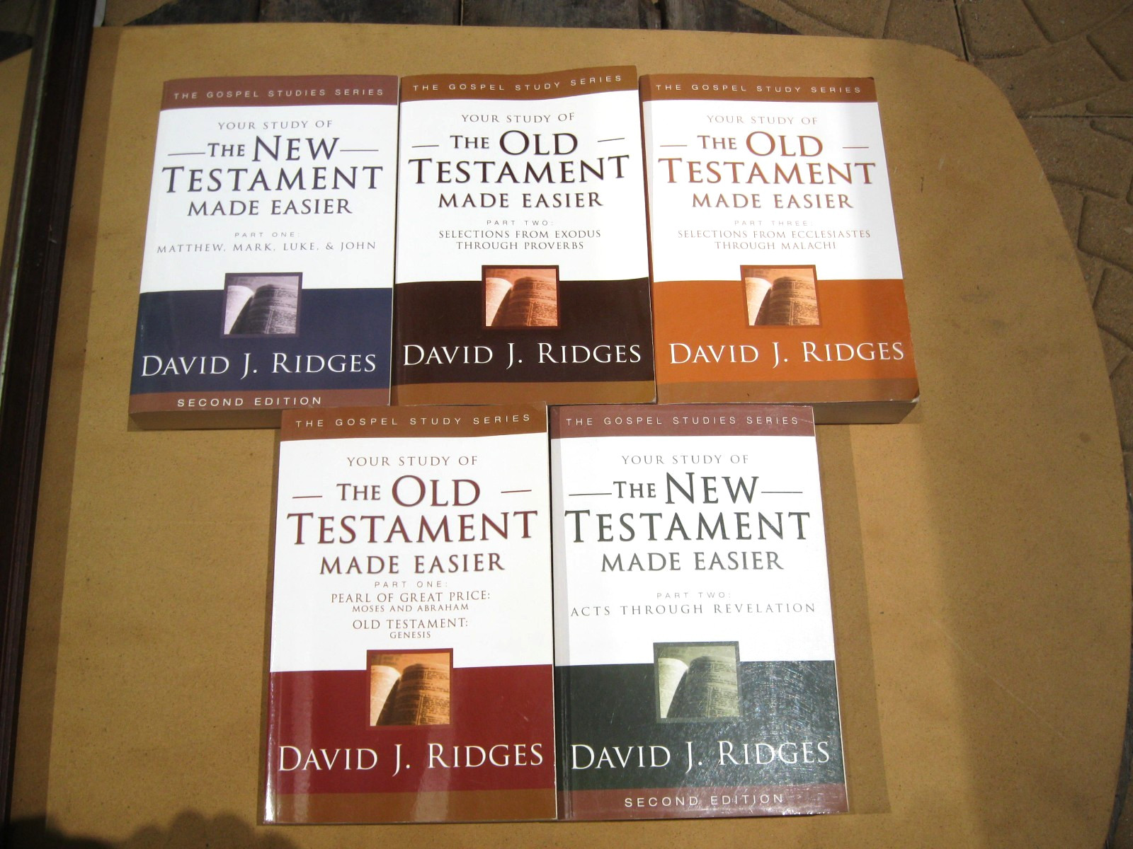 Your Study of the New Testament Made Easier David J. Ridges 5 Volume Lot