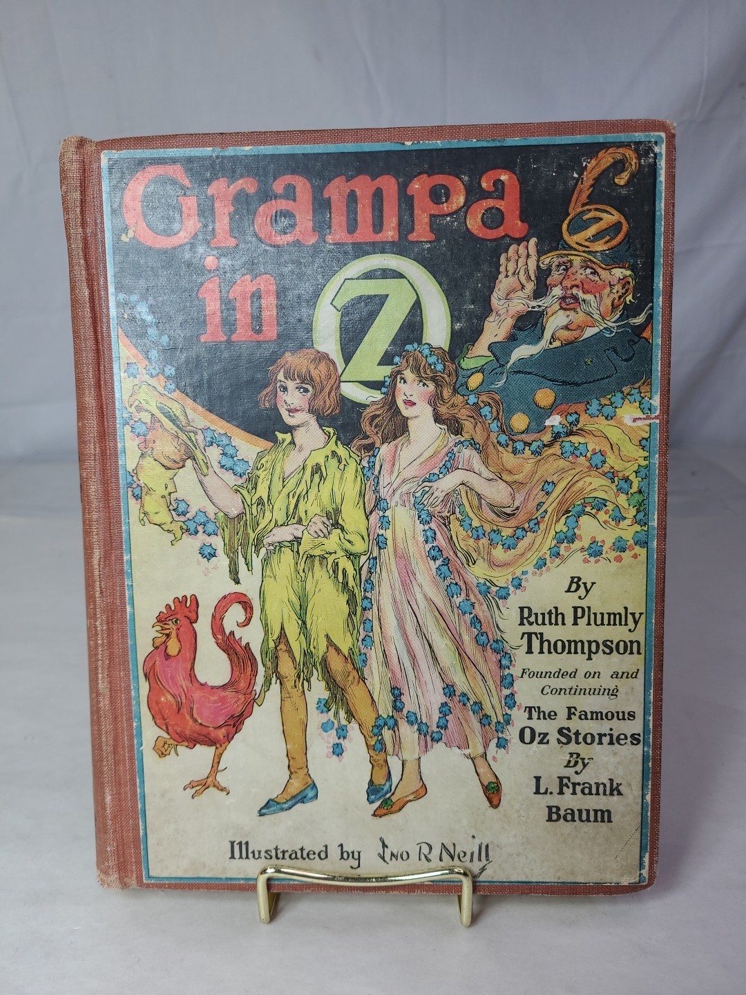 1st Ed “Grampa in Oz” Ruth Plumly Thompson – 1924 Hardcover -Reilly & Lee Co