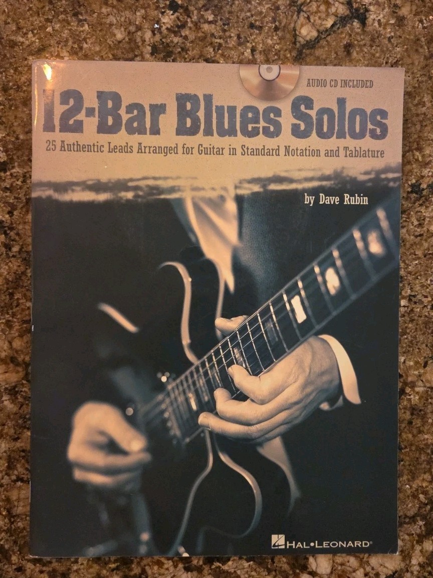 12-Bar Blues Solos: 25 Authentic Leads Arranged for Guitar in Standa – VERY GOOD