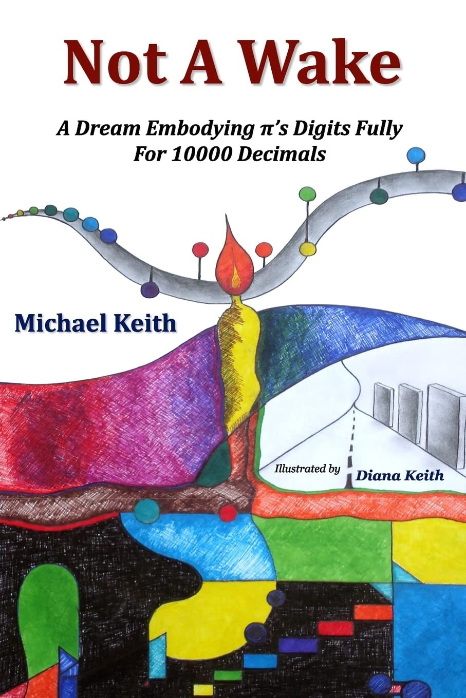 Not A Wake: A dream embodying (pi)’s digits fully for 10000 decimals