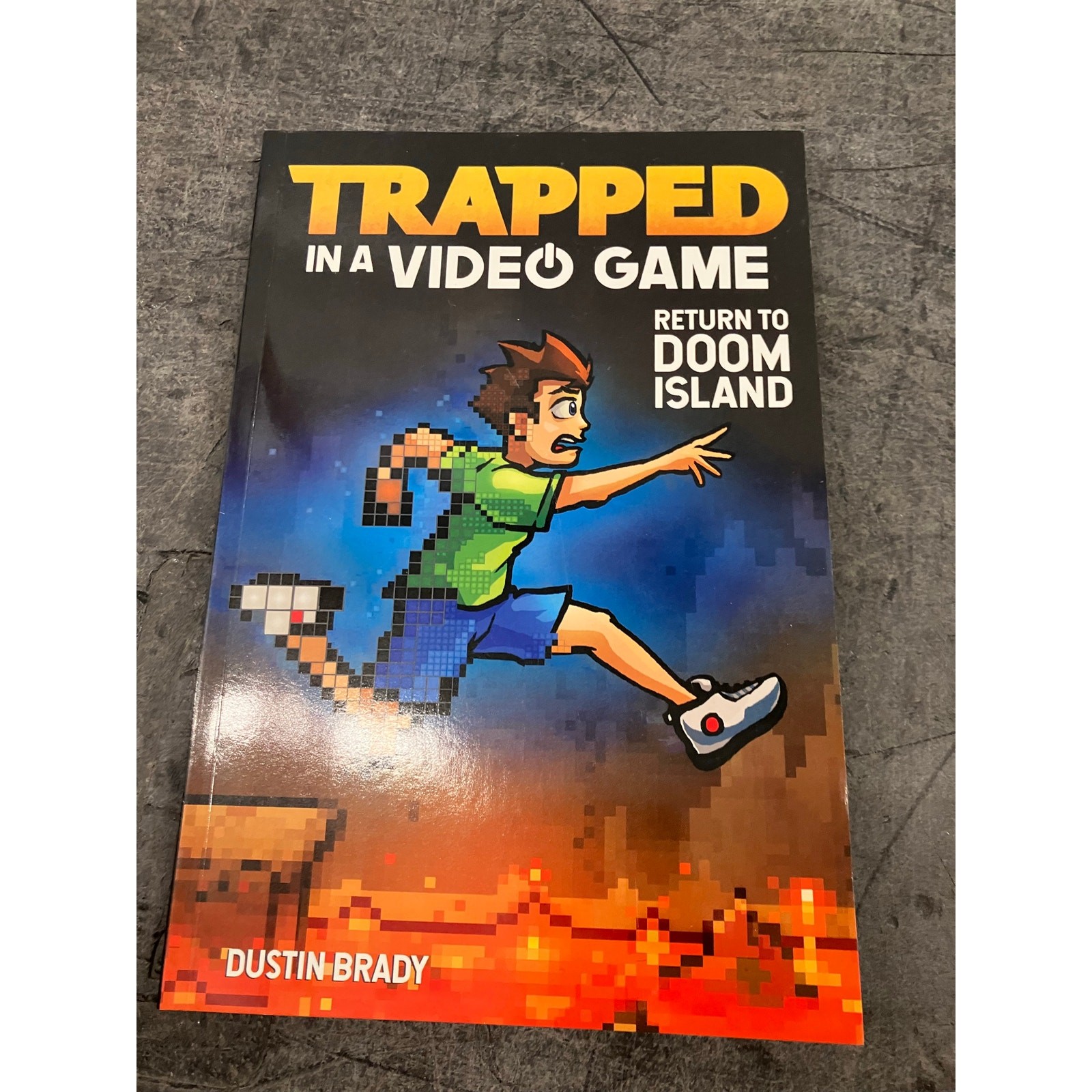 Trapped in a Video Game Lot of 4 Books by Dustin Brady Kids Adventure Series