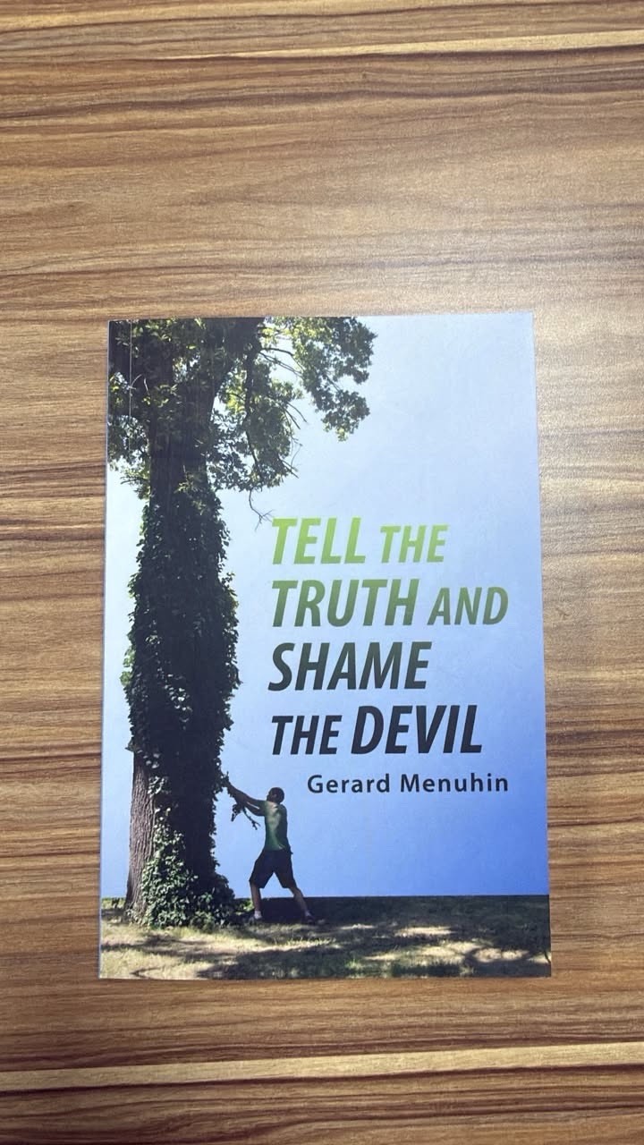 Tell the Truth and Shame the Devil- Gerard Menuhin, Reprint/ free Shipping USA