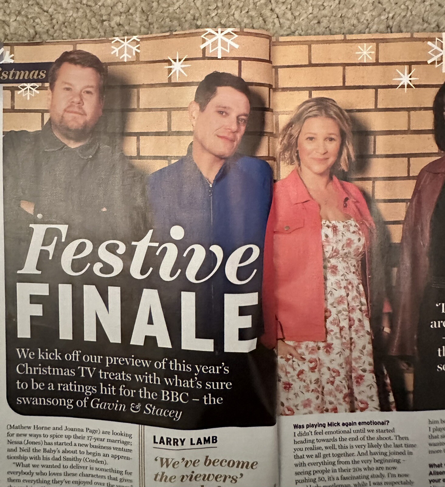Radio Times 30th November-6th December 2024 30/11-6/12/24 Gavin & Stacey Final