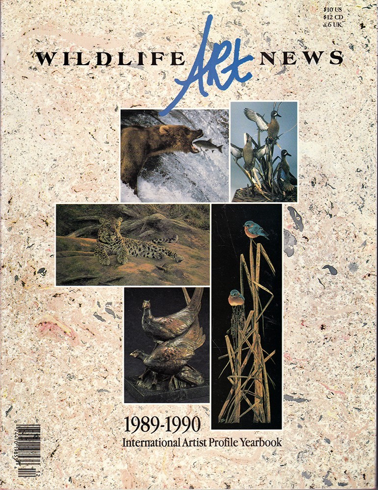 1989 WILDLIFE ART NEWS Full Year 6 Issues + 1990 & 1991 Artist Profile Yearbooks