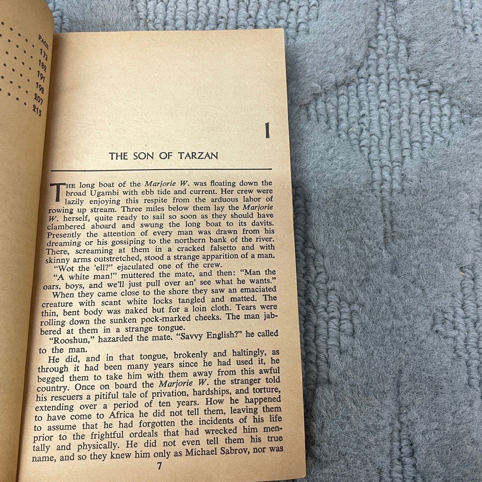 The Son Of Tarzan Adventure Paperback Book by Edgar Rice Burroughs 1963