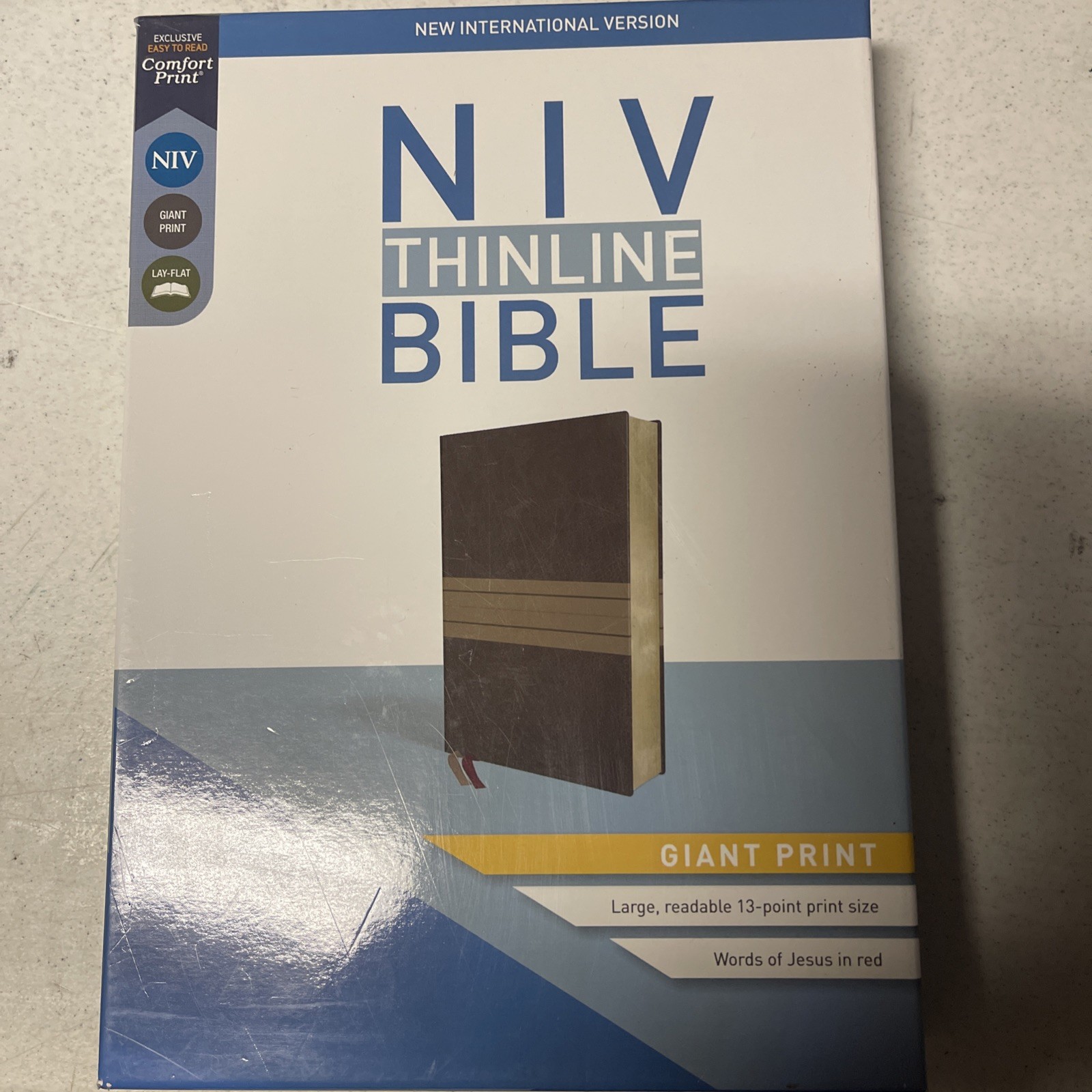 Thinline Bible by Zondervan Staff (2017, Imitation Leather)