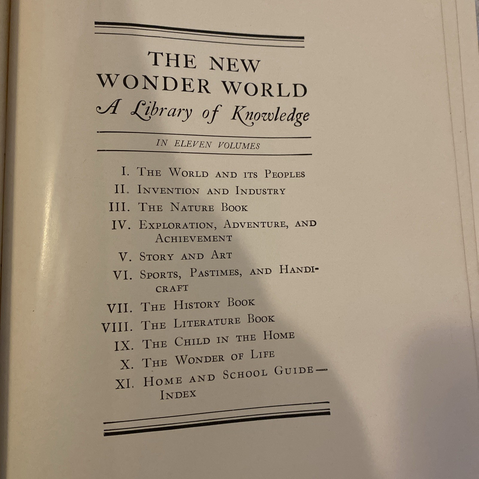 The New Wonder World-Vol 1-The World & It’s People by Geo L. Shuman, 1952
