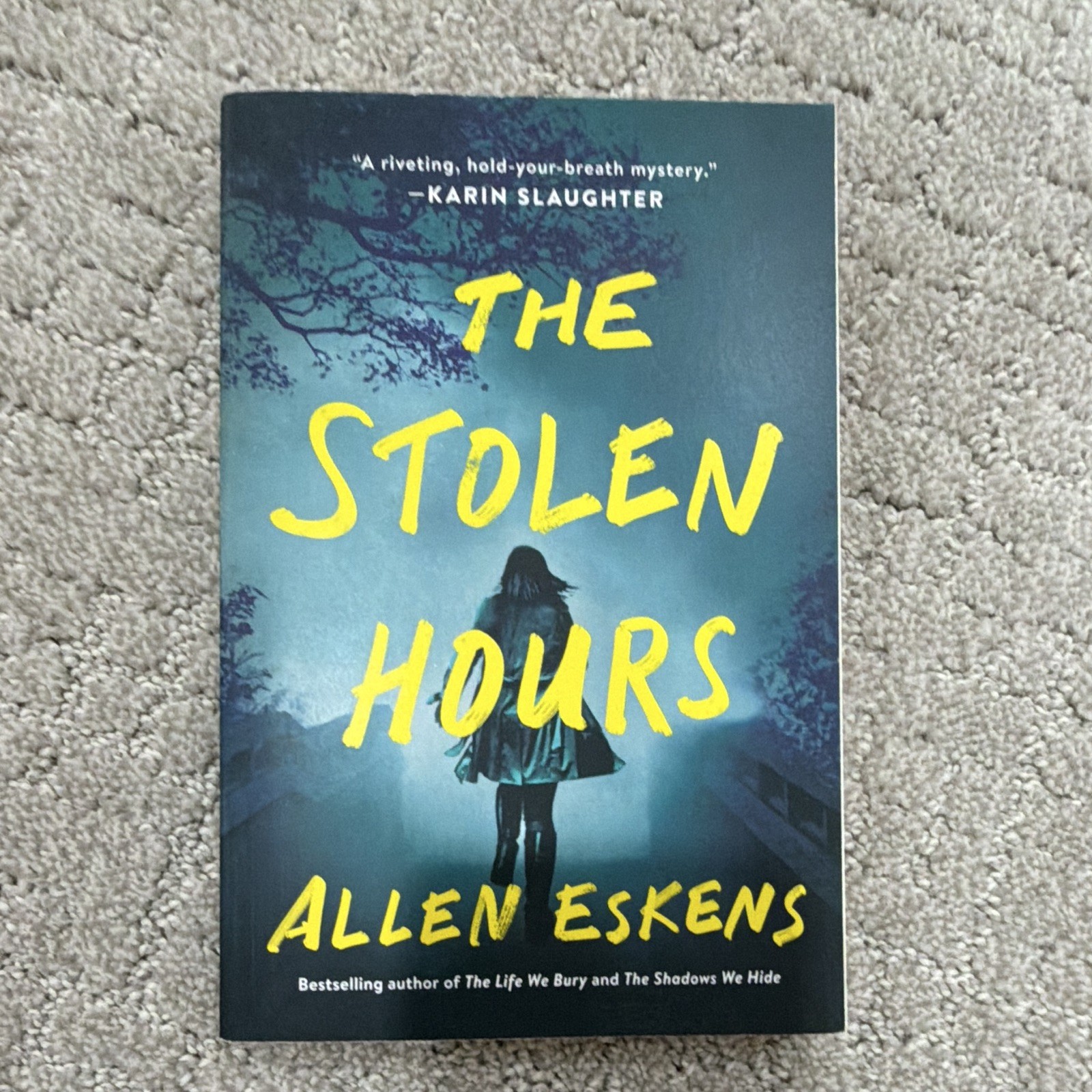 Allen Eskens The Stolen Hours Trade Paperback 2022 English Fiction Thriller
