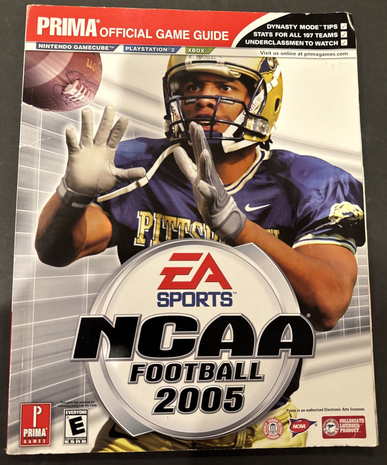 NCAA Football 2005 : Prima Official Game Guide Prima Larry Fitzgerald Pitt HOF !