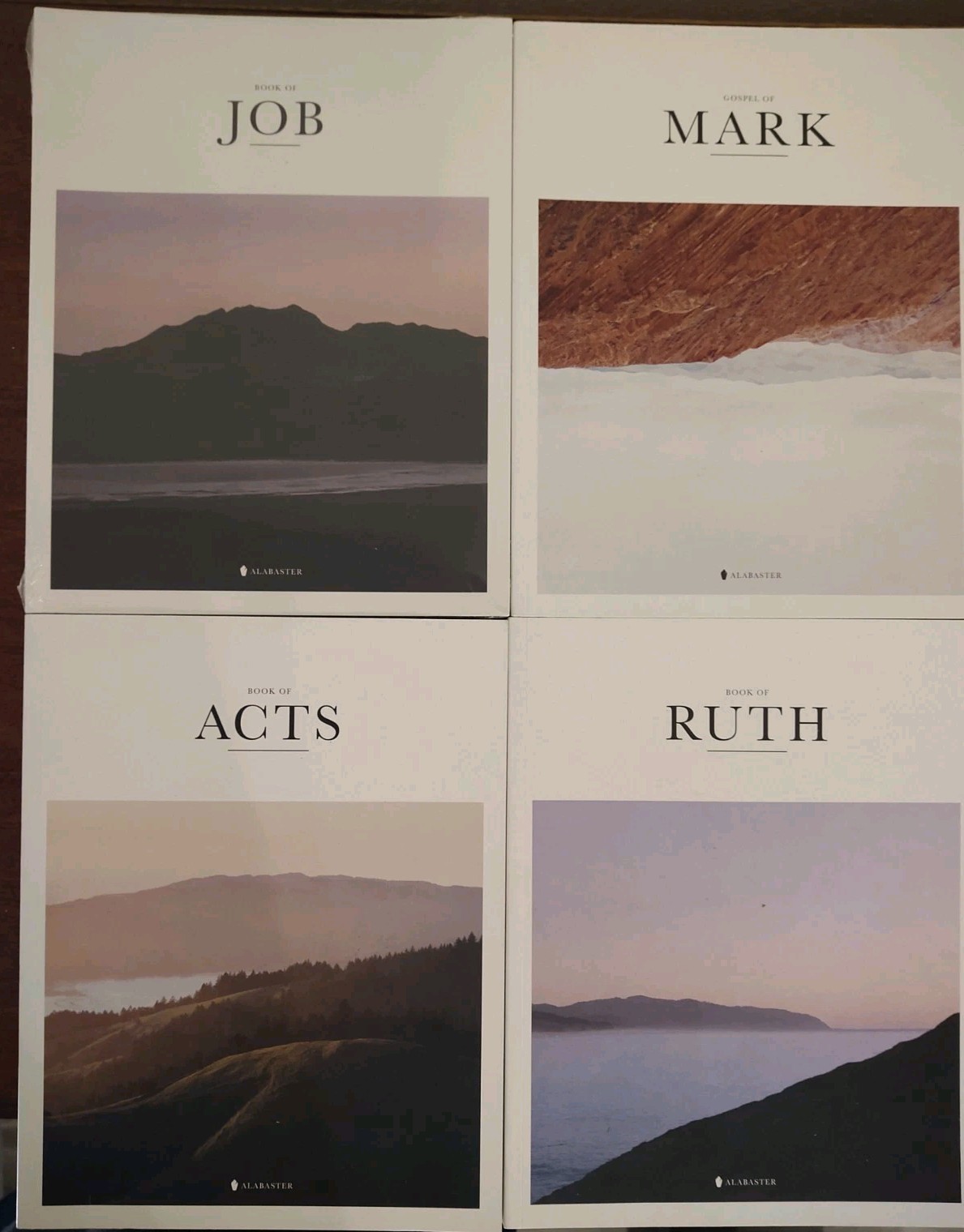 Alabaster Bible Books Set of 8, Paperback