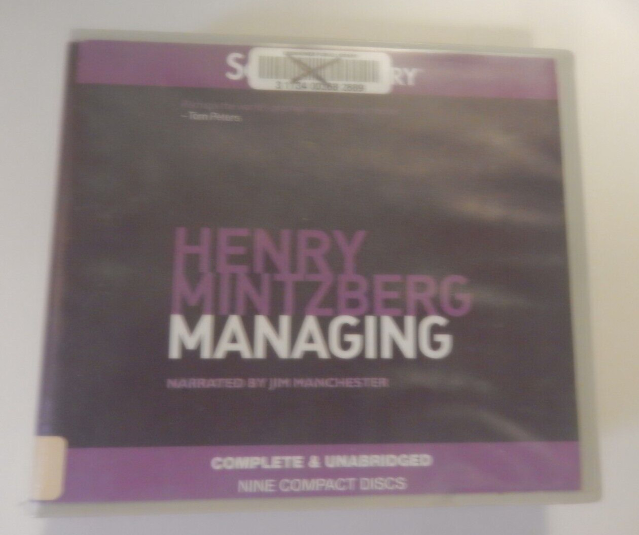 “Managing” by Henry Mintzberg Audio Book 9 Compact Discs