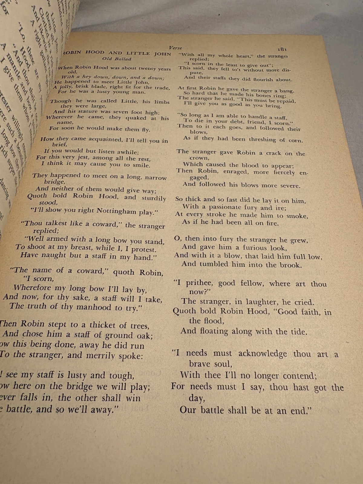 Story and Verse for Children Vintage Book 1943 Cloth Binding Fourth Printing