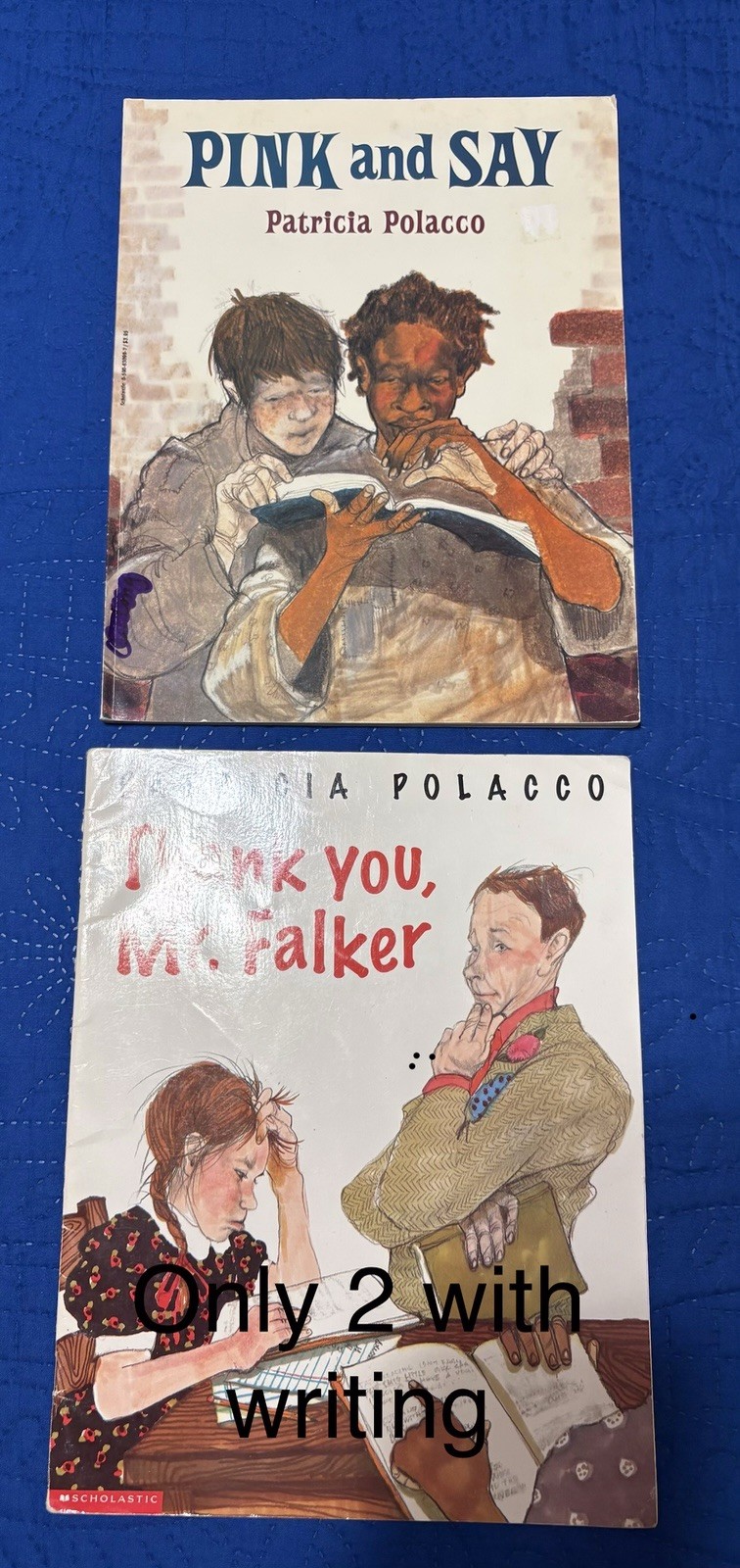 LIKE NEW Lot of 10 Patricia Polacco Books- Thunder Cake, Chicken Sunday & More