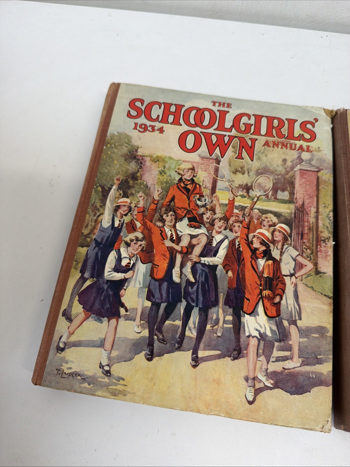 Antiquarian Book Schoolgirls’ Own Annual 1934 & 1935 See Pics For Condition