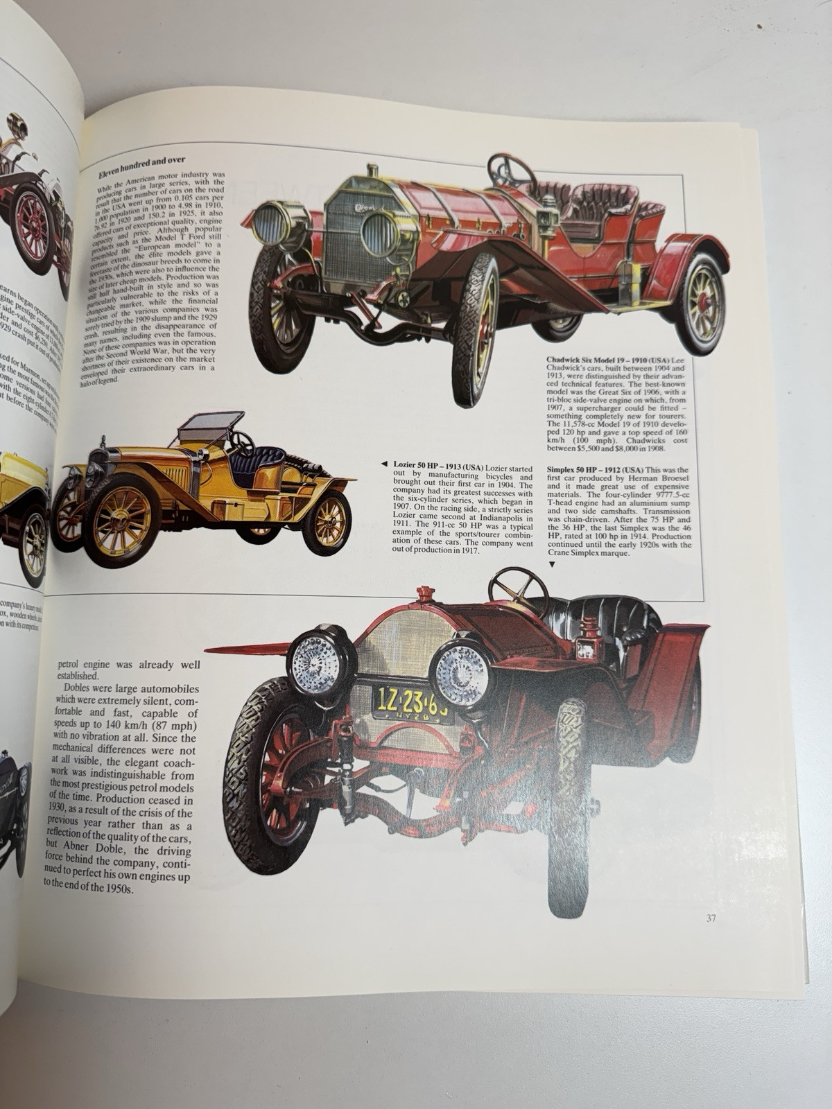 1886-1986-100 Years of the Automobile 1500 photos-HC-12 1/2″ X 10 1/2″-280 PAGES