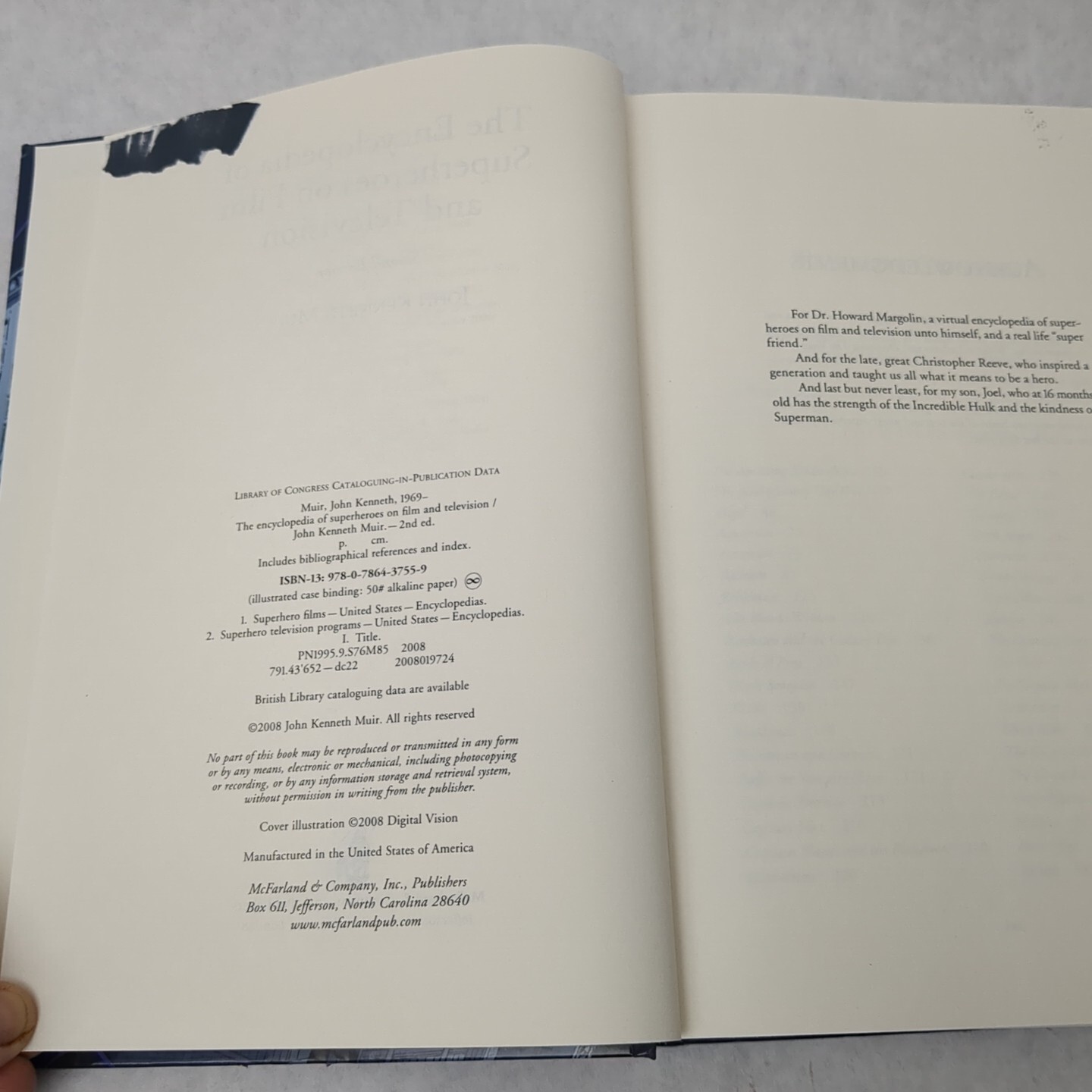 Encyclopedia of Superheroes on Film and Television by John Kenneth Muir…