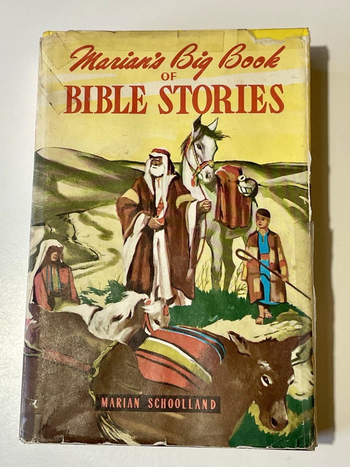 Marians Big Book of Bible Stories Marian Schoolland 1962 Ninth Printing HC DJ
