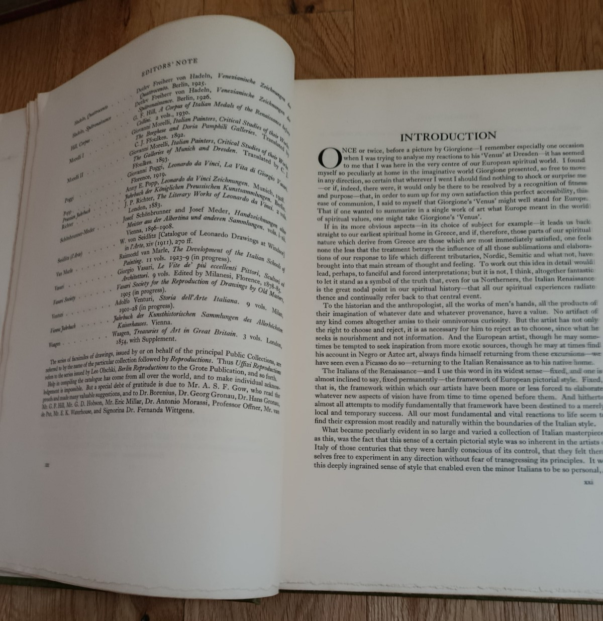 Antiquarian Folio Book Catalogue of the Exhibition of Italian Art 1930. Text