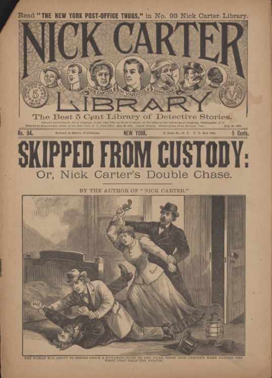 NICK CARTER DETECTIVE LIBRARY 97 Select Issues In PDF Format On USB Flash Drive