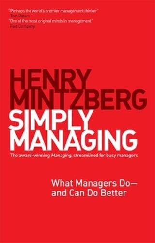 Simply Managing By Henry Mintzberg