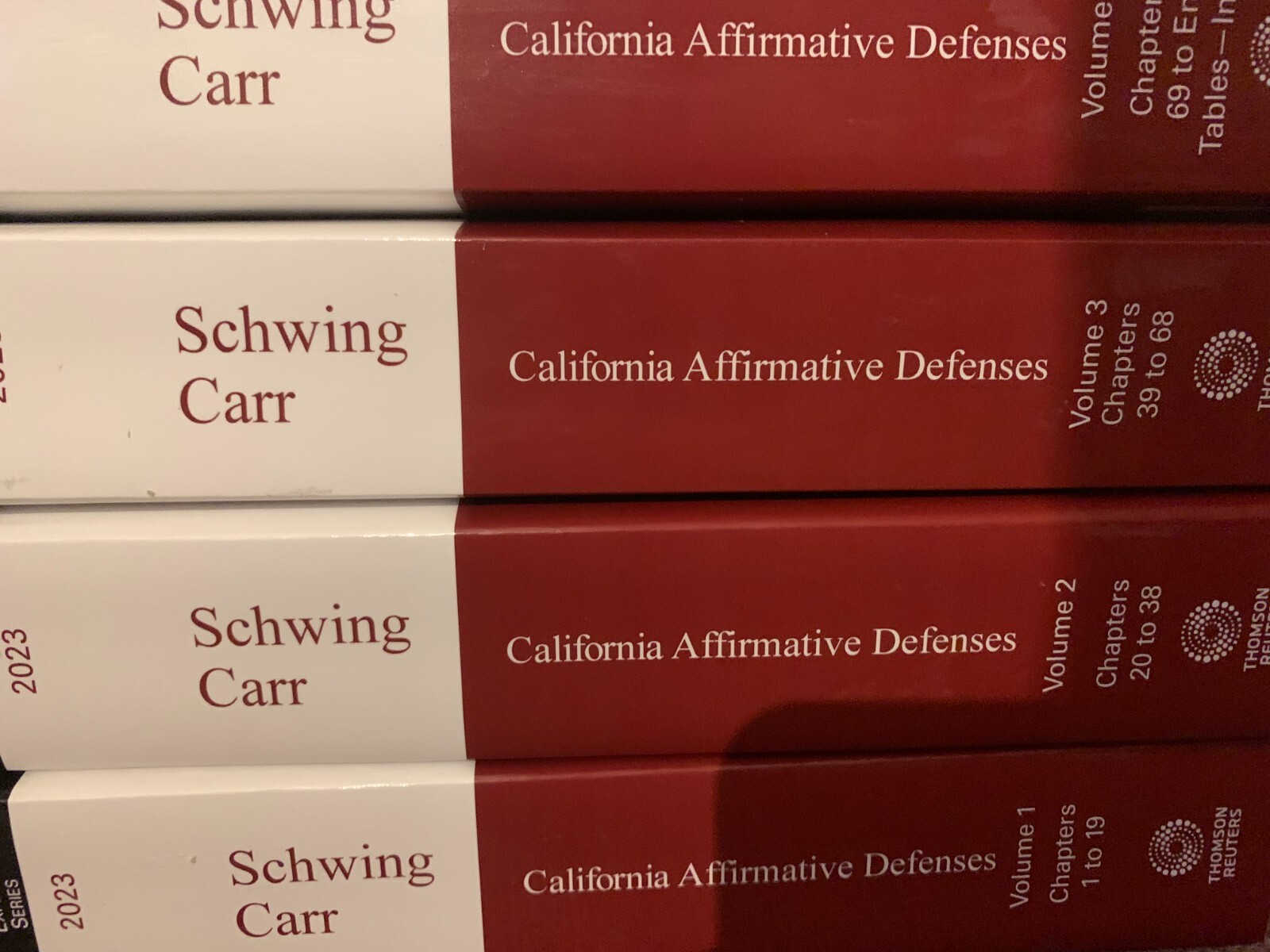 2023 2024 California Affirmative Defenses 9798350249774 THOMSON REUTERS SCHWING