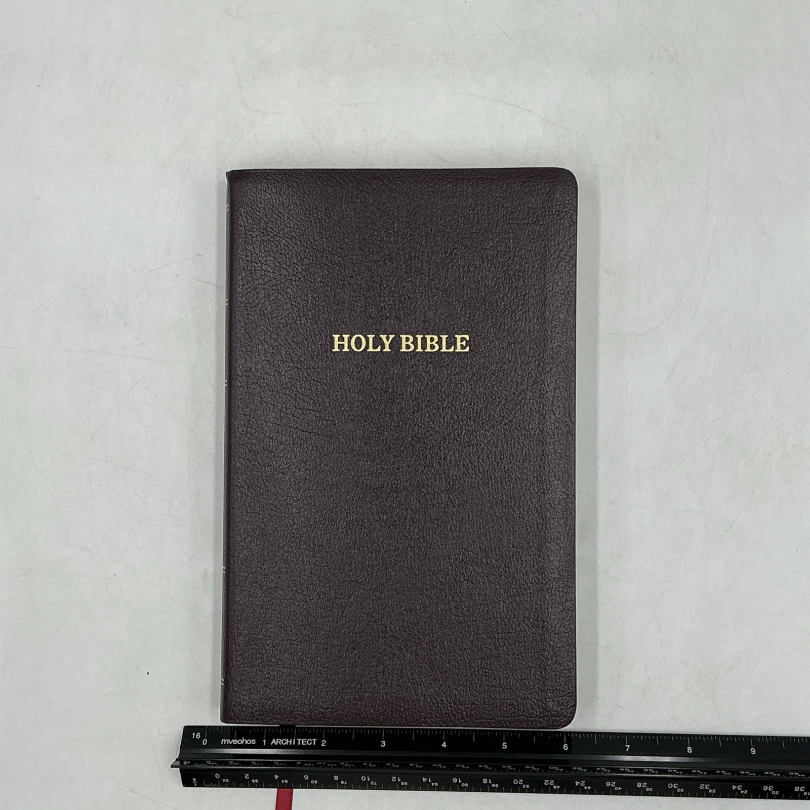 RARE-KJV Thinline Reference Bible Bonded Leather Burgundy Red Letter-6845BRG