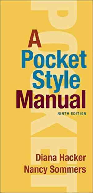A Pocket Style Manual – Spiral-bound, by Hacker Diana; Sommers Nancy – Good