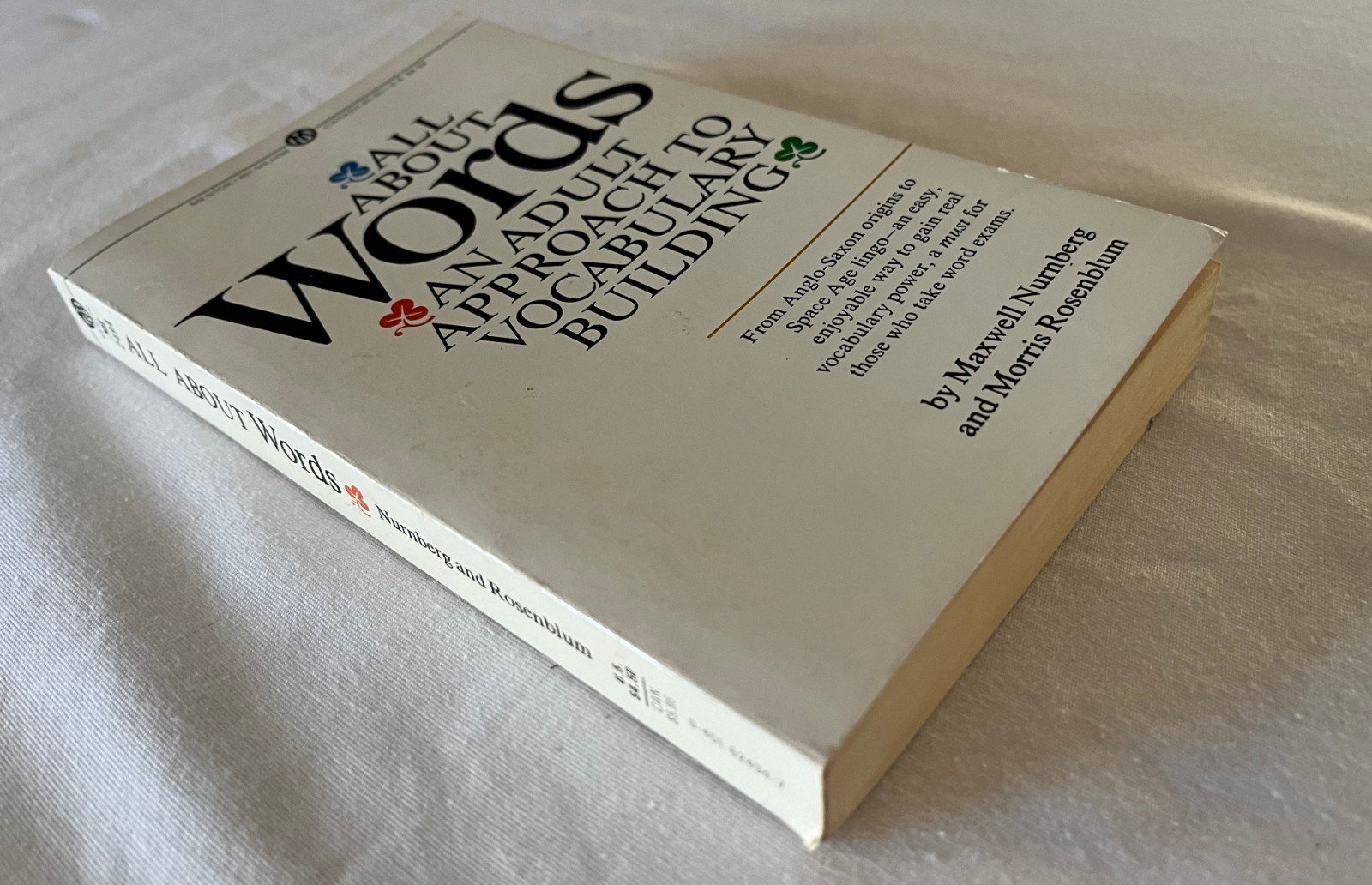 All About Words: An Adult Approach to Vocabulary Building, paperback 416 pages