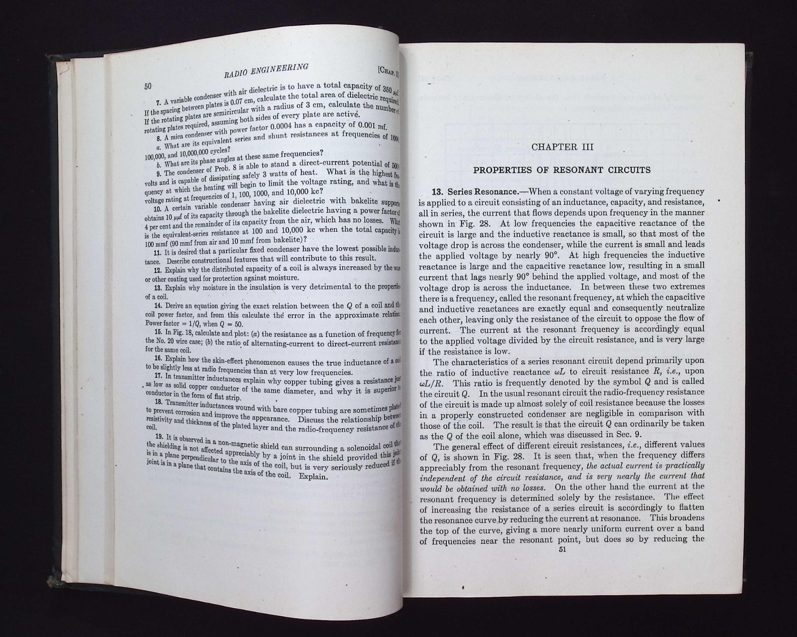 Radio Engineering by Frederick Emmons Terman, 1937 2nd Edition, McGraw-Hill HB