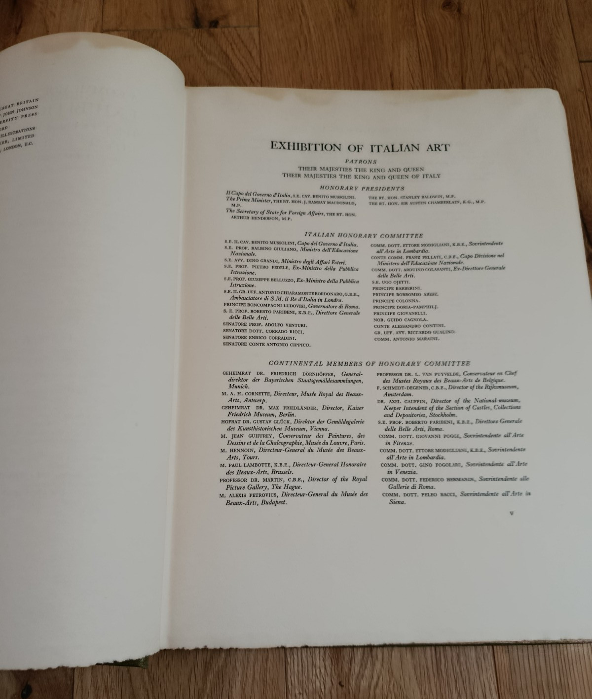 Antiquarian Folio Book Catalogue of the Exhibition of Italian Art 1930. Text