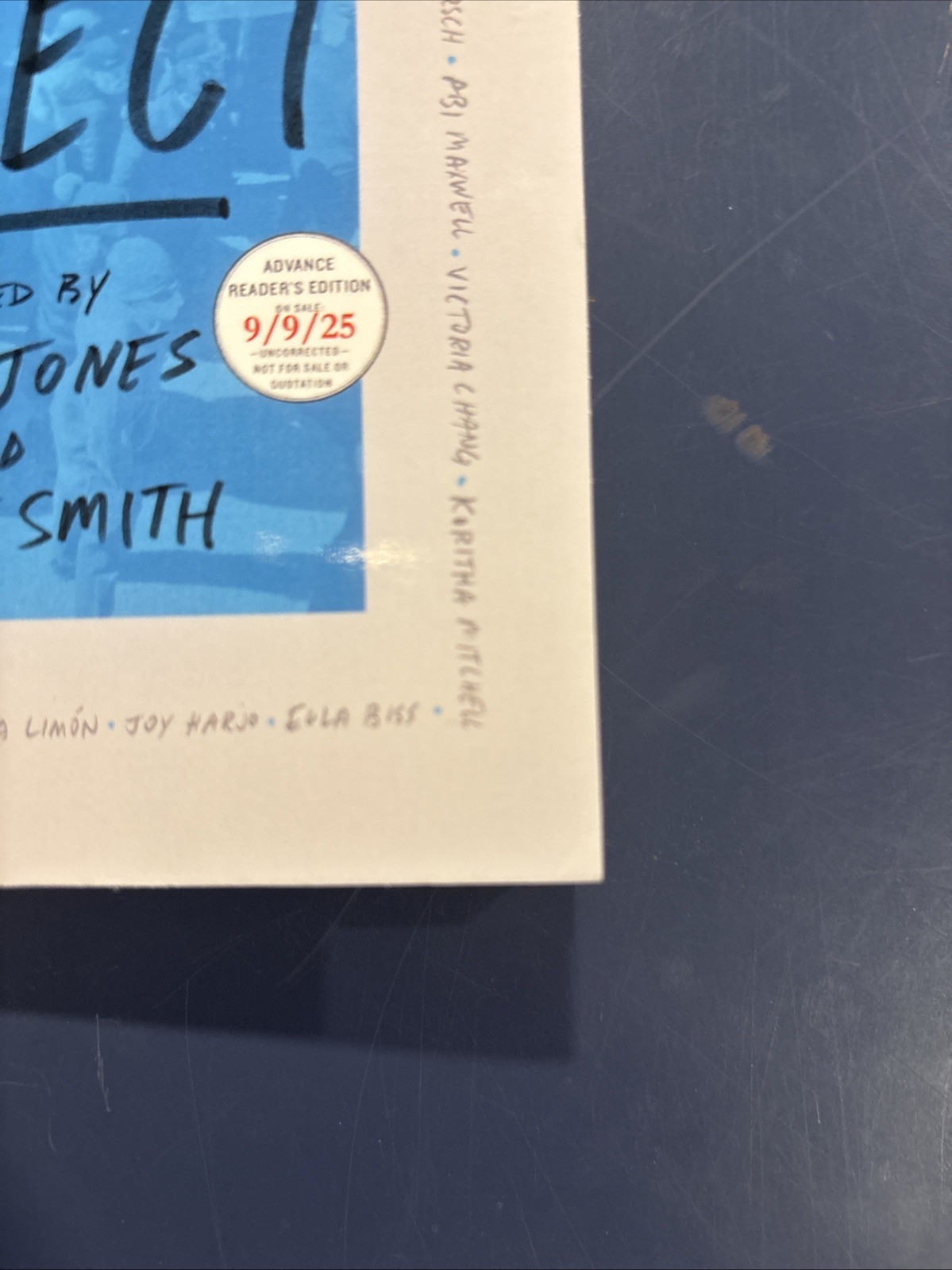 The People’s Project By Saeed Jones & Maggie Smith ARC Uncorrected Proof PB