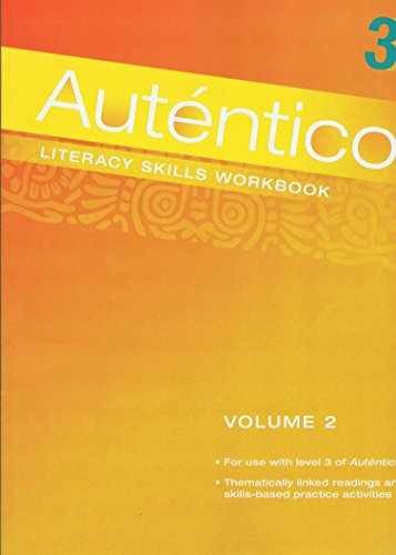 AUTENTICO 2018 LITERACY SKILLS – Paperback, by Savvas Learning Co – Very Good h
