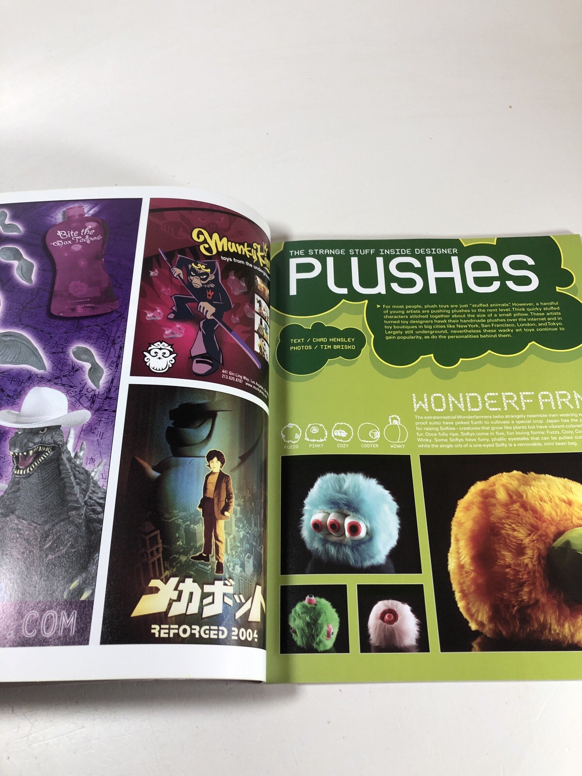 Super 7 Magazine Lot of 2 Issues Japanese Vinyl Toys KAWS Booska Godzilla