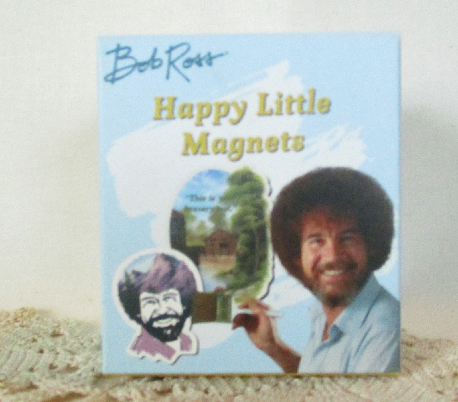 Bob Ross Happy Little Magnets