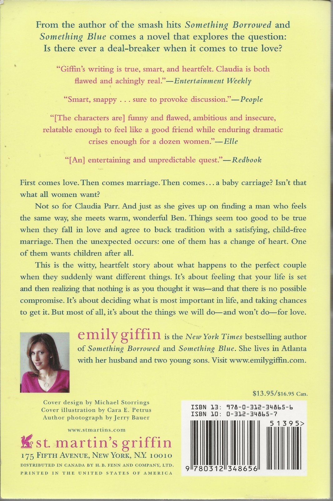 Baby Proof by Emily Giffin (2007 St. Martin’s Griffin)