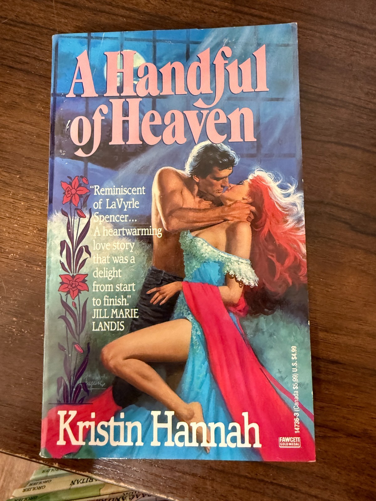 Kristin Hannah – A Handful of Heaven – 1991 – paperback – 1st Edition VG