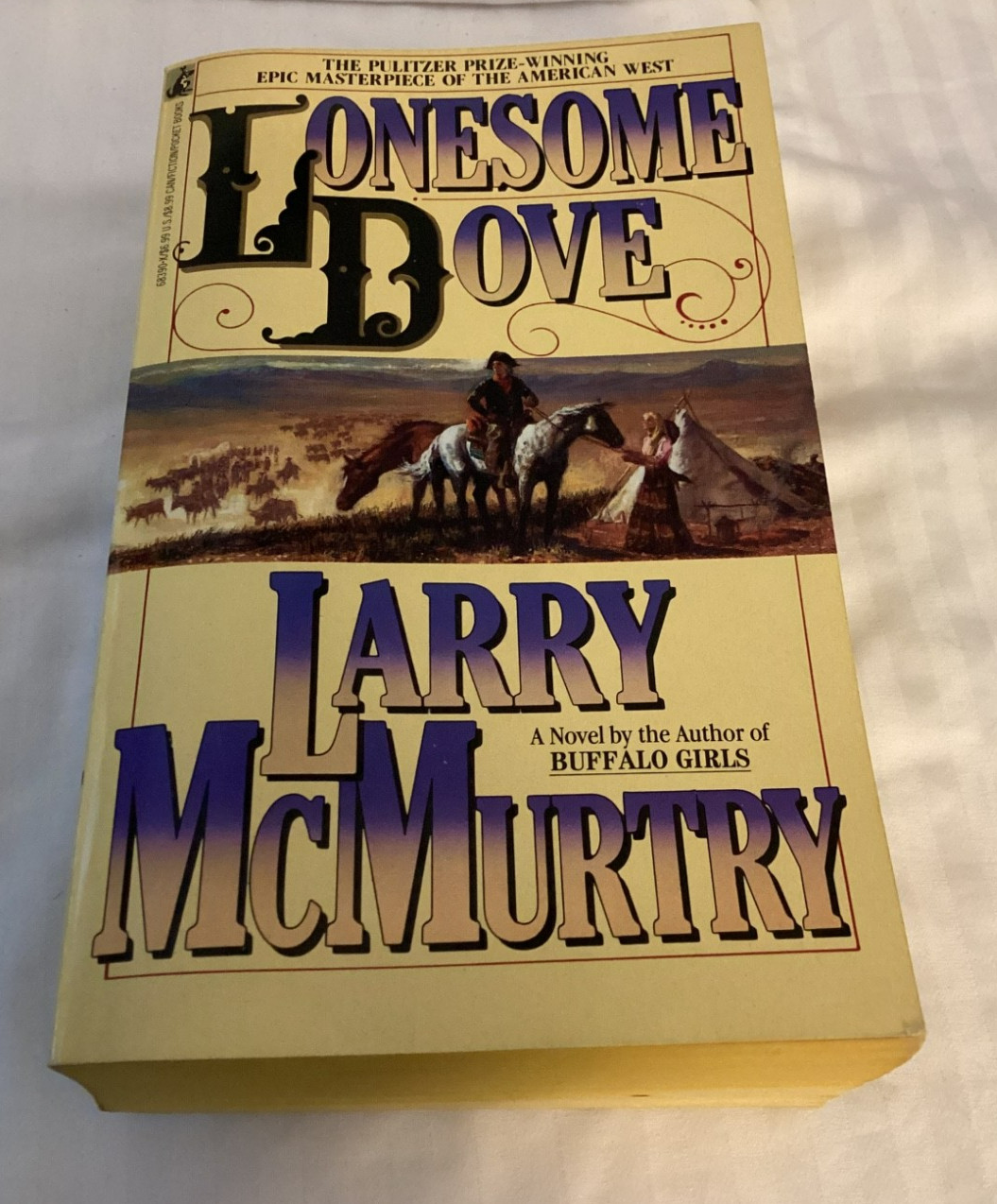 Lonesome Dove McMurtry, Larry paperback NOS 1st Edition, 22nd Print *Damage*