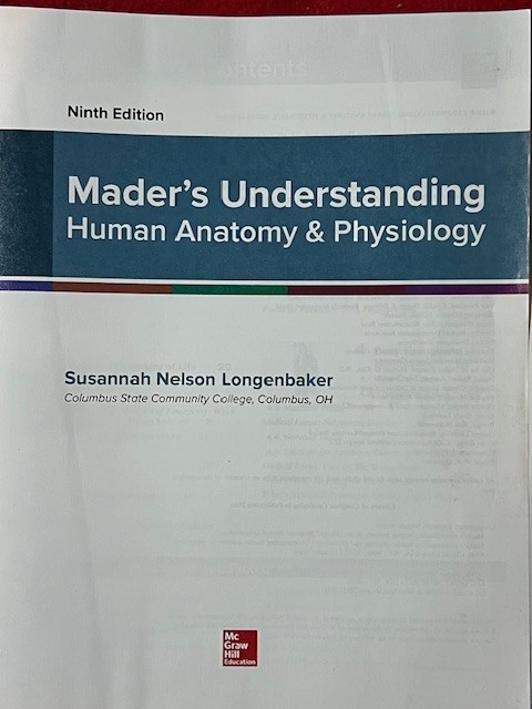 Mader’s Understanding Human Anatomy & Physiology