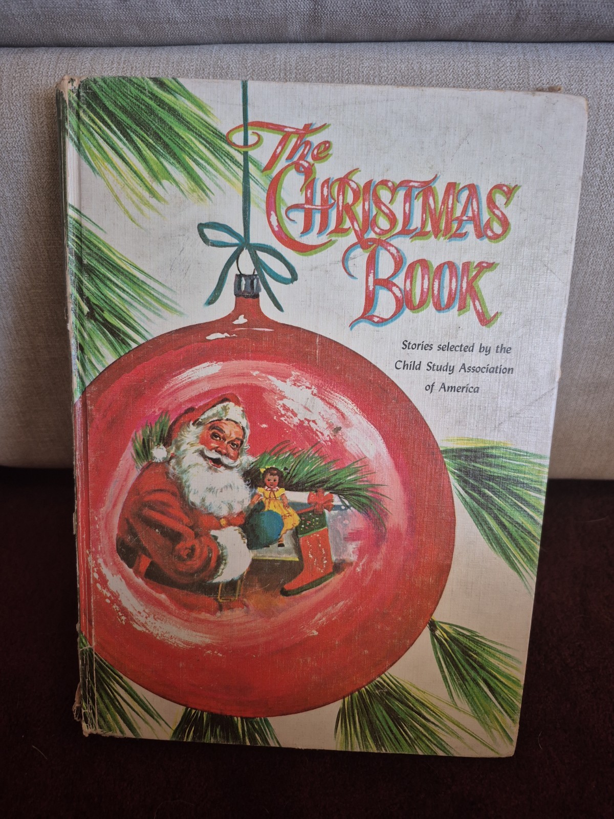 Vintage 1954 Book “The Christmas Book” of Holiday Stories by Whitman Publishing